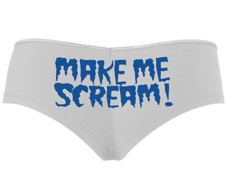 Make Me Scream - White Boyshort