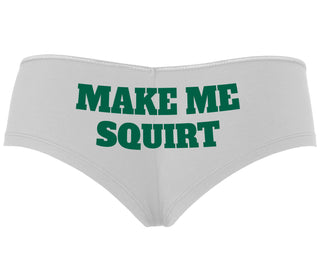 Make Me Squirt - White Boyshort