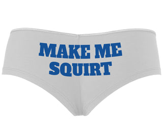 Make Me Squirt - White Boyshort