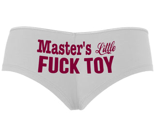 Master's Little Fuck Toy - White Boyshort
