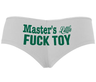 Master's Little Fuck Toy - White Boyshort