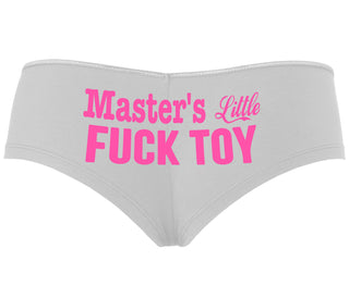Master's Little Fuck Toy - White Boyshort