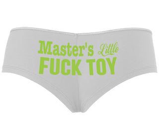 Master's Little Fuck Toy - White Boyshort