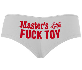 Master's Little Fuck Toy - White Boyshort