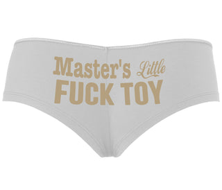 Master's Little Fuck Toy - White Boyshort