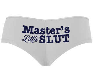 Master's Little Slut - White Boyshort
