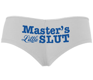 Master's Little Slut - White Boyshort
