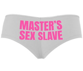 Masters Sex Slave - White Boyshort