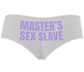 Masters Sex Slave - White Boyshort