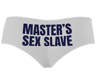 Masters Sex Slave - White Boyshort