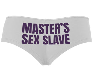 Masters Sex Slave - White Boyshort