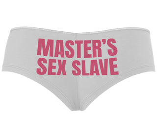 Masters Sex Slave - White Boyshort