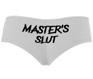Master's Slut - White Boyshort