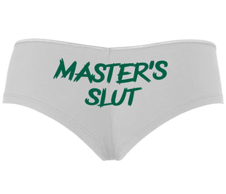 Master's Slut - White Boyshort