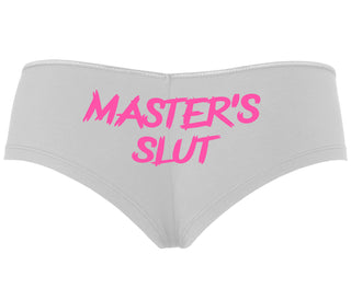 Master's Slut - White Boyshort