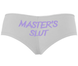 Master's Slut - White Boyshort