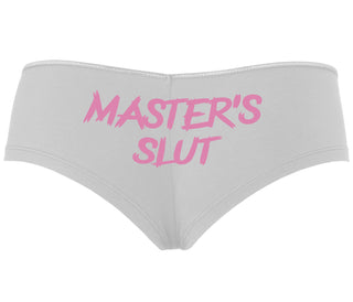 Master's Slut - White Boyshort