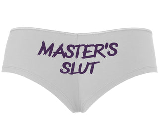 Master's Slut - White Boyshort