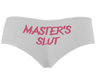 Master's Slut - White Boyshort
