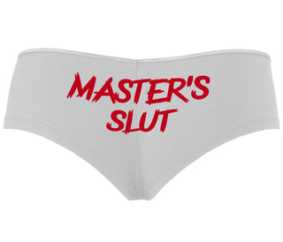Master's Slut - White Boyshort