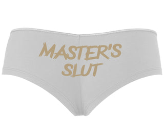 Master's Slut - White Boyshort