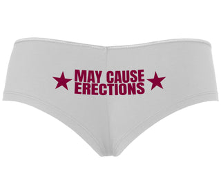May Cause Erections - White Boyshort