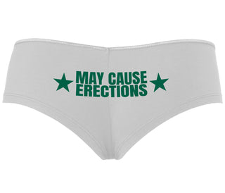 May Cause Erections - White Boyshort