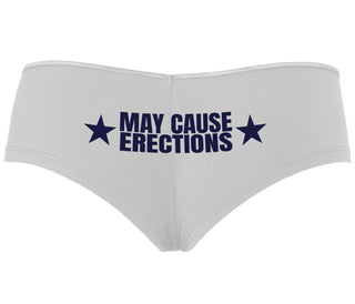 May Cause Erections - White Boyshort