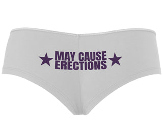 May Cause Erections - White Boyshort