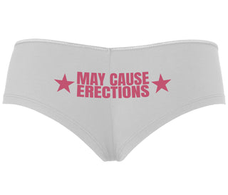 May Cause Erections - White Boyshort