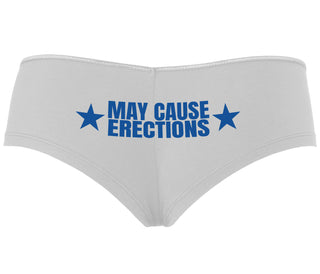 May Cause Erections - White Boyshort