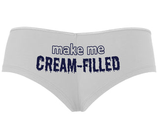 Make Me Cream Filled - White Boyshort