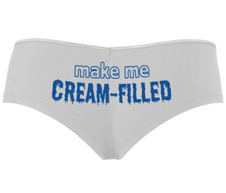Make Me Cream Filled - White Boyshort