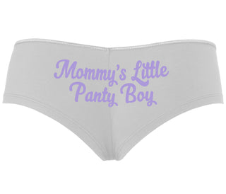 Mommy's Little Panty Boy - White Boyshort