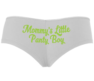 Mommy's Little Panty Boy - White Boyshort