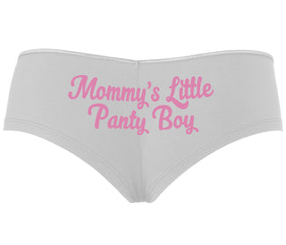 Mommy's Little Panty Boy - White Boyshort