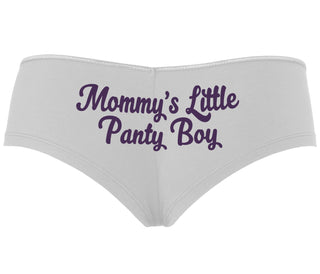 Mommy's Little Panty Boy - White Boyshort