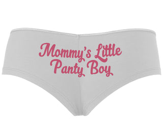 Mommy's Little Panty Boy - White Boyshort
