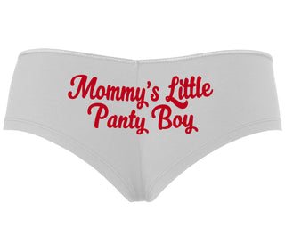 Mommy's Little Panty Boy - White Boyshort