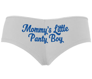 Mommy's Little Panty Boy - White Boyshort