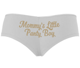 Mommy's Little Panty Boy - White Boyshort