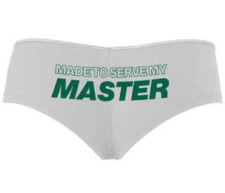 Made To Serve My Master - White Boyshort