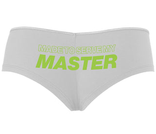 Made To Serve My Master - White Boyshort