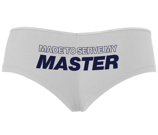 Made To Serve My Master - White Boyshort