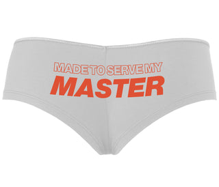 Made To Serve My Master - White Boyshort