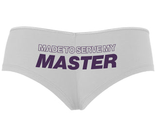 Made To Serve My Master - White Boyshort