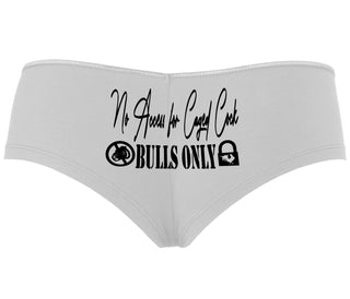 No Caged Cuck Cock - Bulls Only - White Boyshort