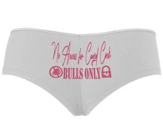 No Caged Cuck Cock - Bulls Only - White Boyshort