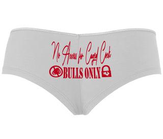 No Caged Cuck Cock - Bulls Only - White Boyshort