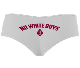 No White Boys - Queen Of Spades - White Boyshort
